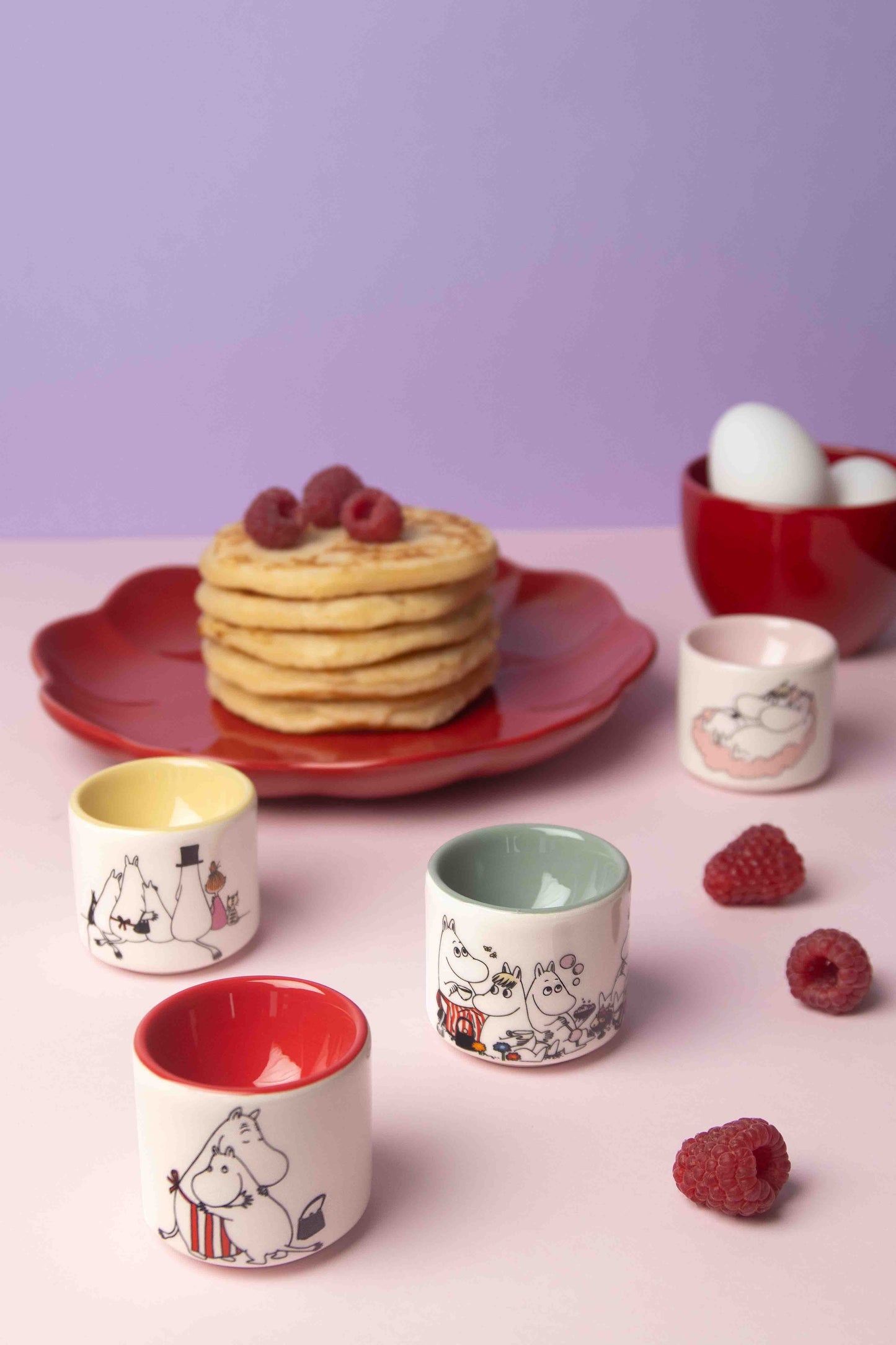 Moomin Love - Egg cup set - colored