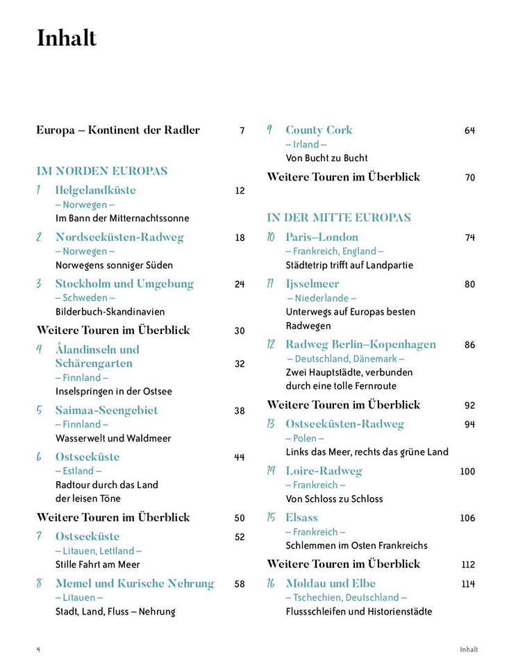 Das Radreisebuch Europa