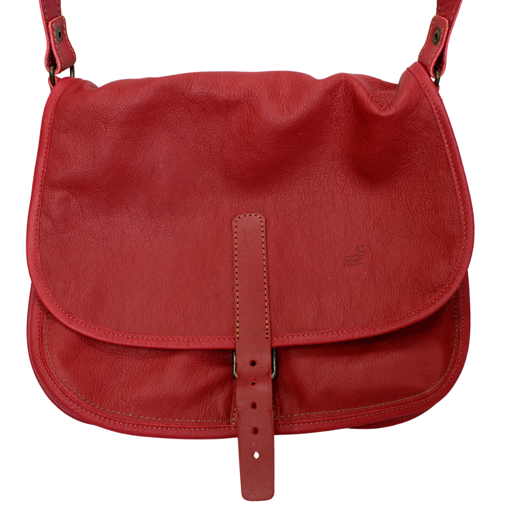 Kaja - Rentierleder-Handtasche - Rot - Kero