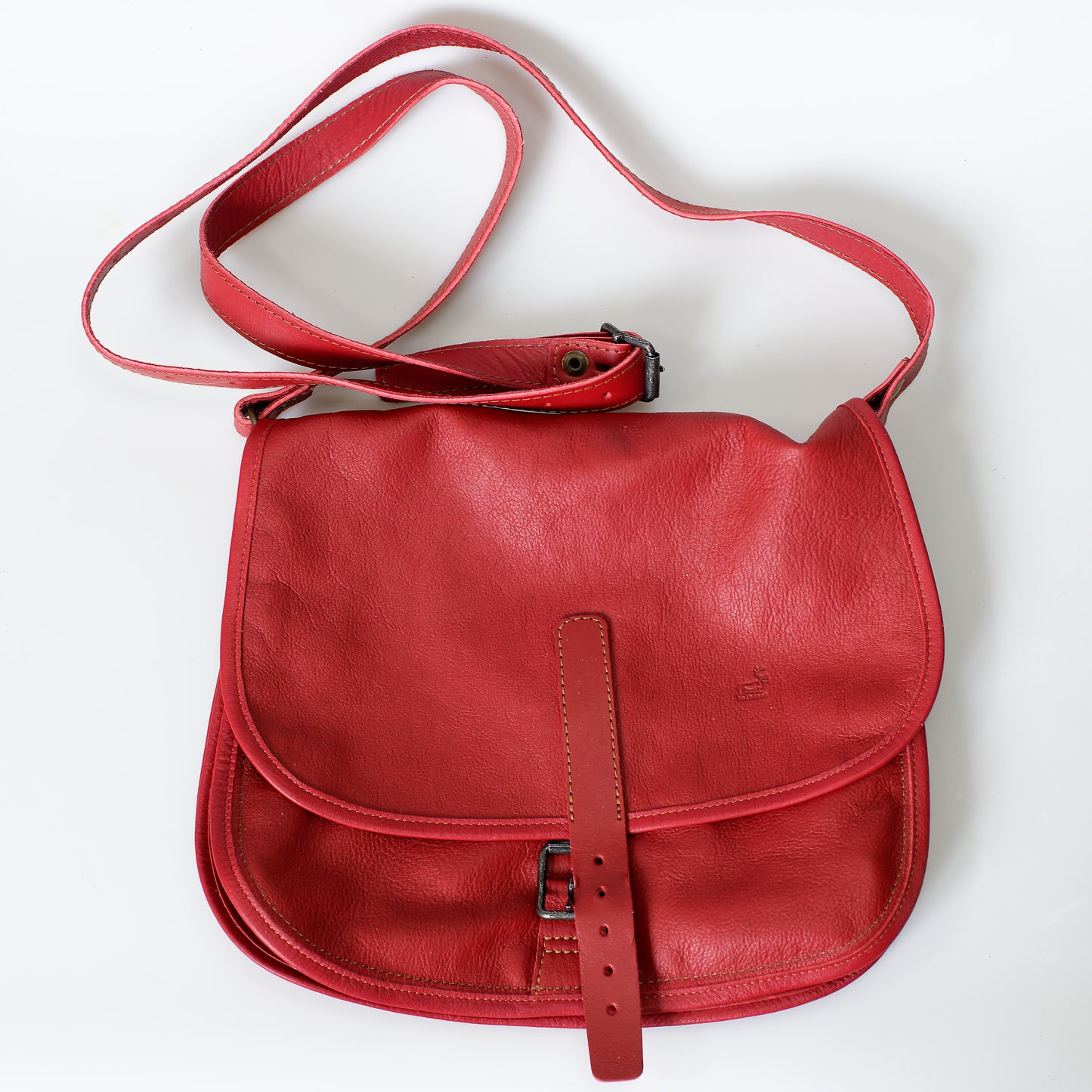 Kaja - Rentierleder-Handtasche - Rot - Kero