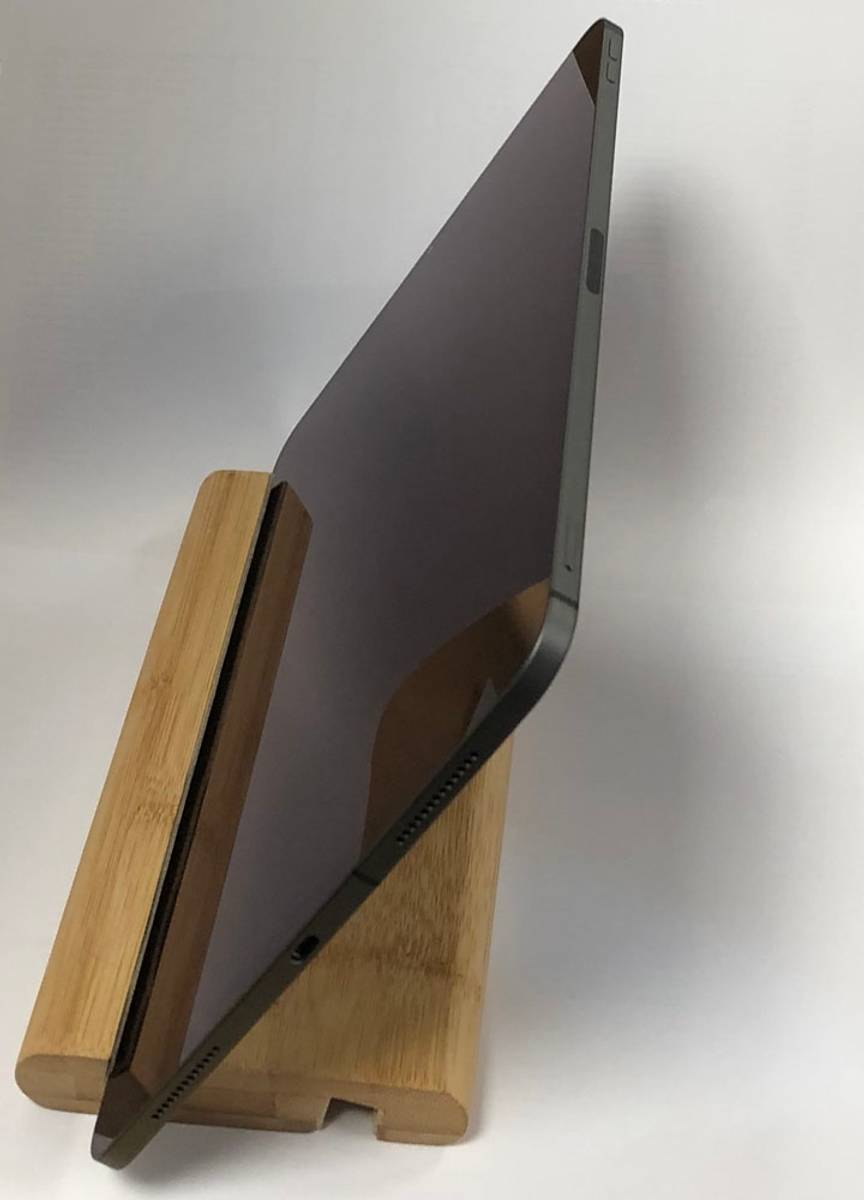 Tablet-Halter mit Elch - Holz