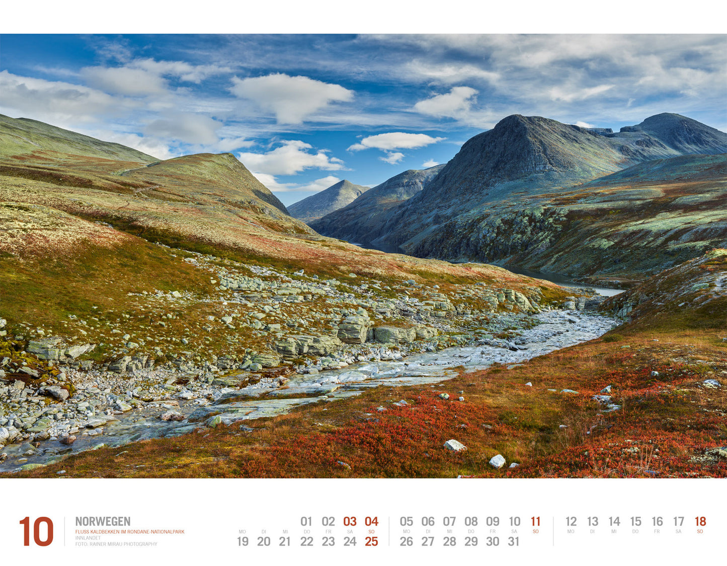 Norwegen - Wandkalender 2026 - 54 x 42 cm - Ackermann Kunstverlag