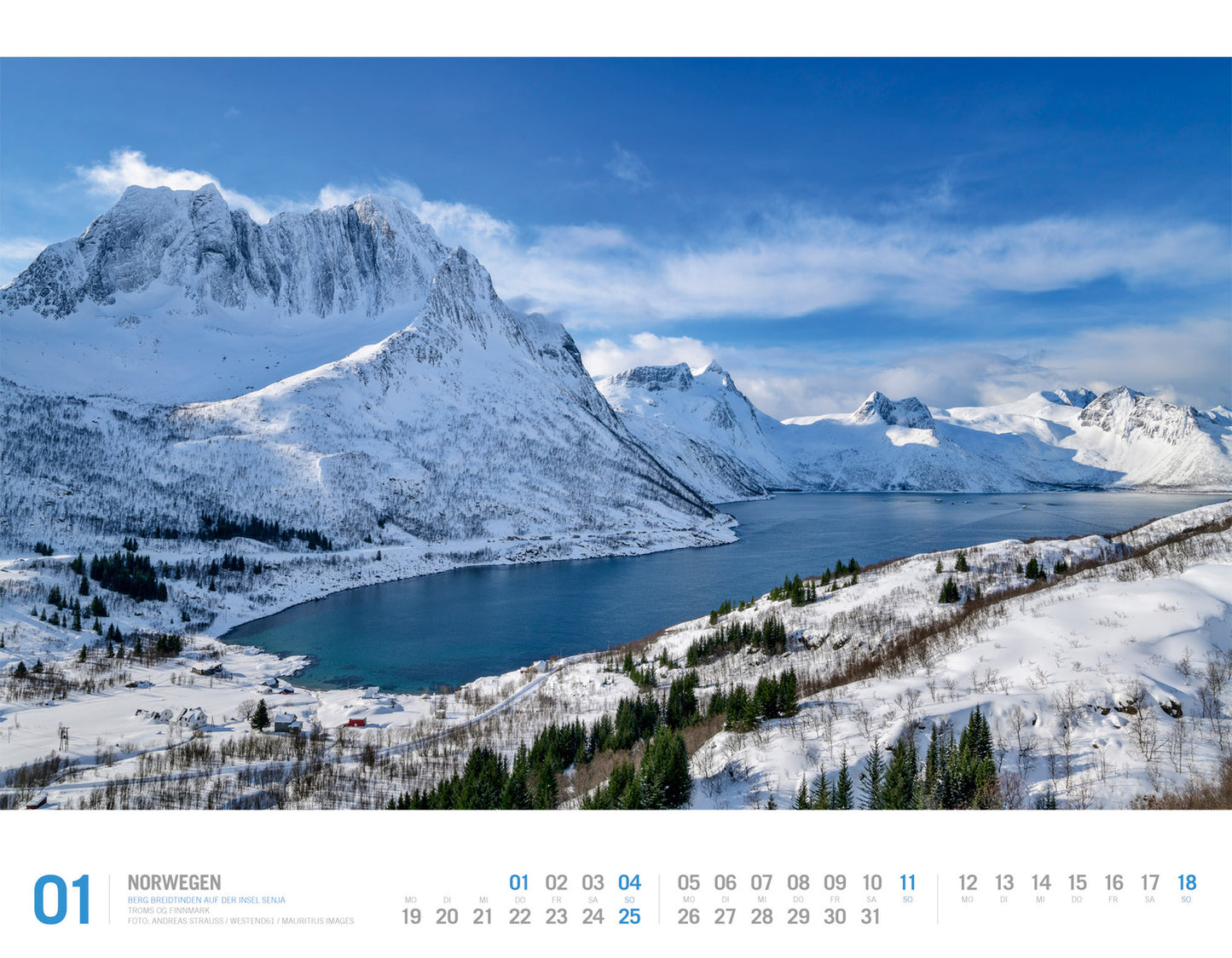 Norwegen - Wandkalender 2026 - 54 x 42 cm - Ackermann Kunstverlag