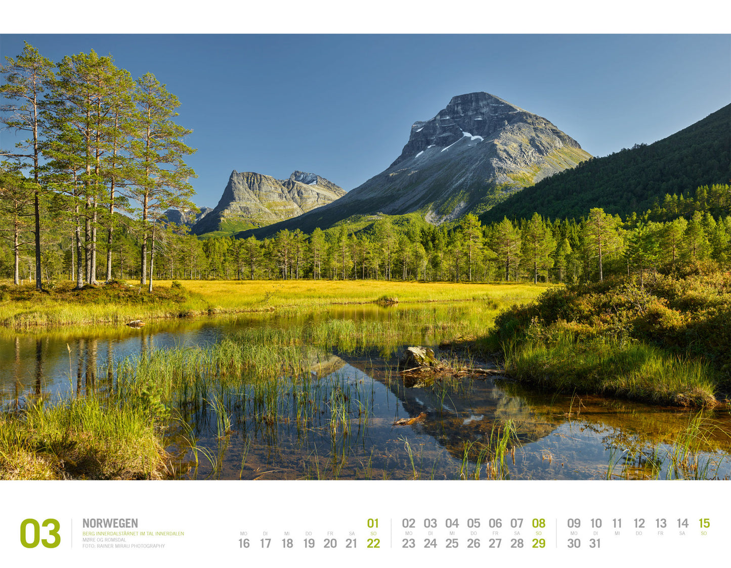 Norwegen - Wandkalender 2026 - 54 x 42 cm - Ackermann Kunstverlag