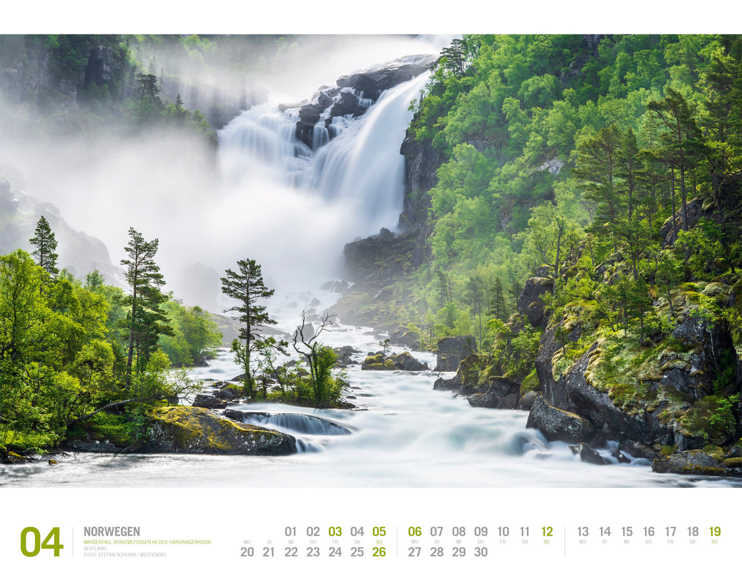Norwegen - Wandkalender 2026 - 54 x 42 cm - Ackermann Kunstverlag