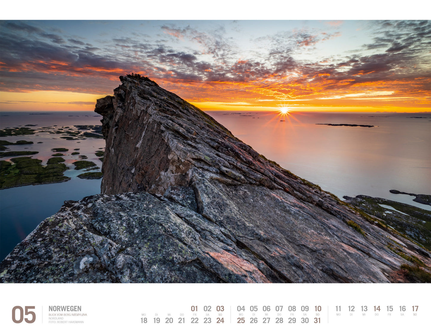 Norwegen - Wandkalender 2026 - 54 x 42 cm - Ackermann Kunstverlag
