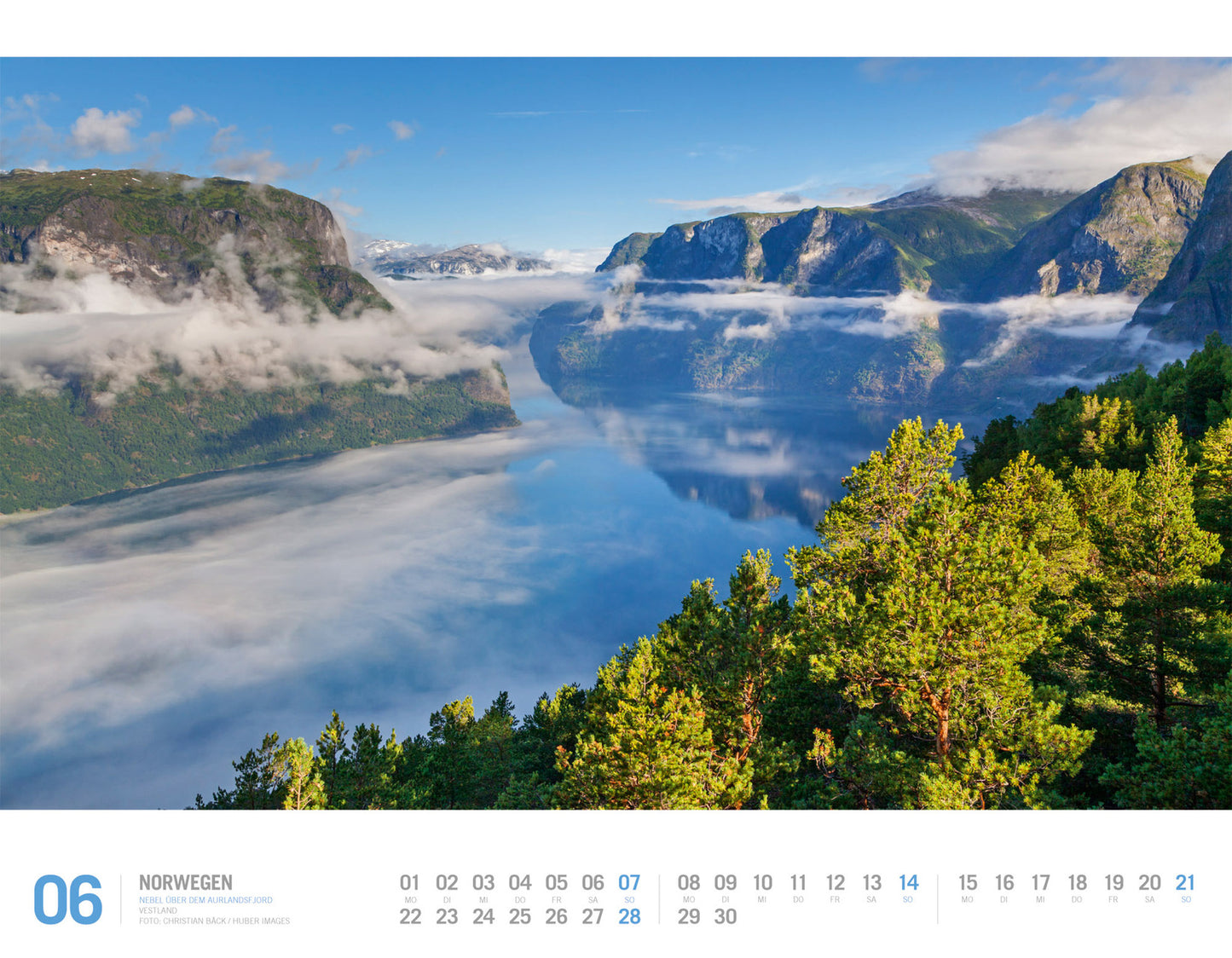 Norwegen - Wandkalender 2026 - 54 x 42 cm - Ackermann Kunstverlag
