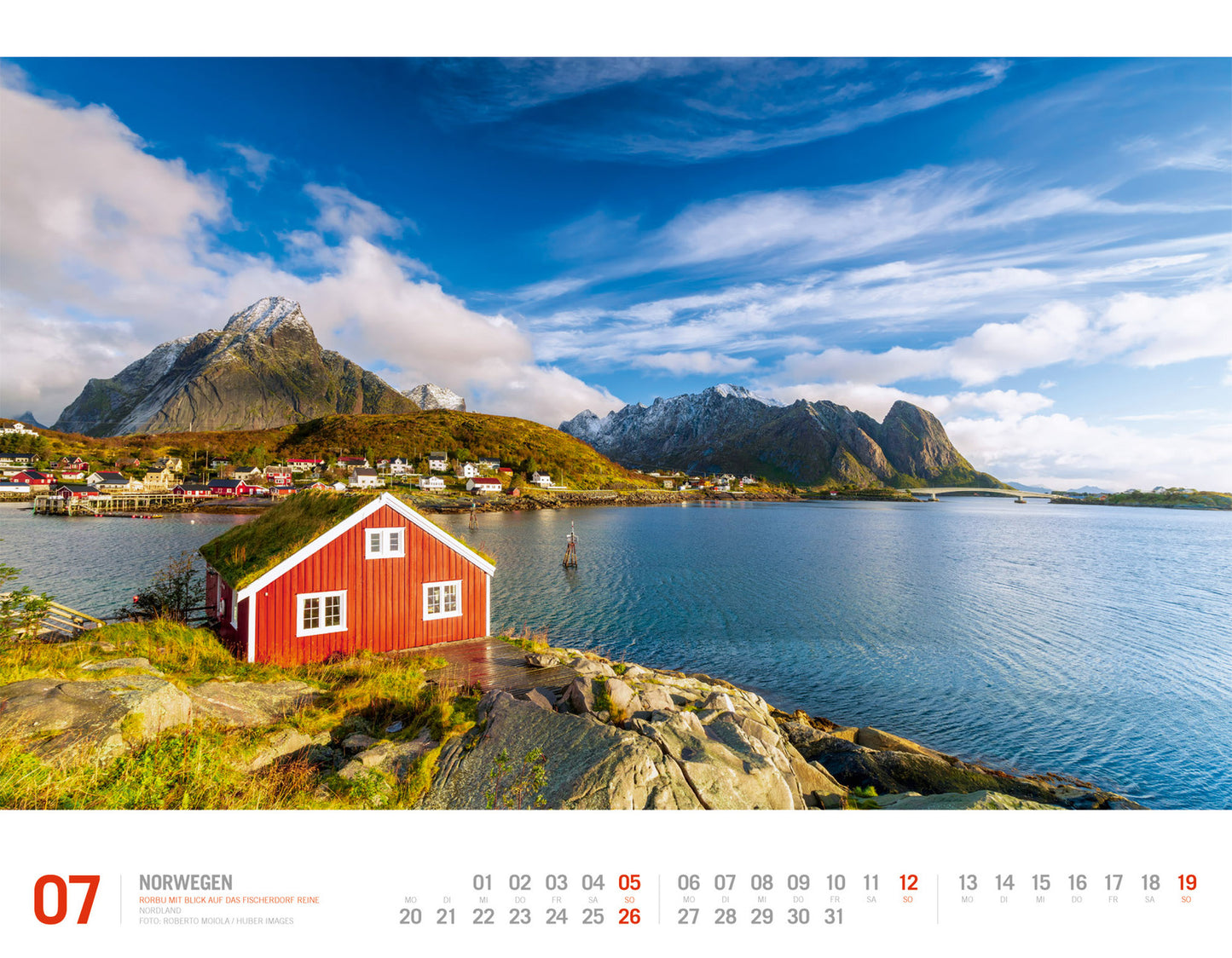Norwegen - Wandkalender 2026 - 54 x 42 cm - Ackermann Kunstverlag