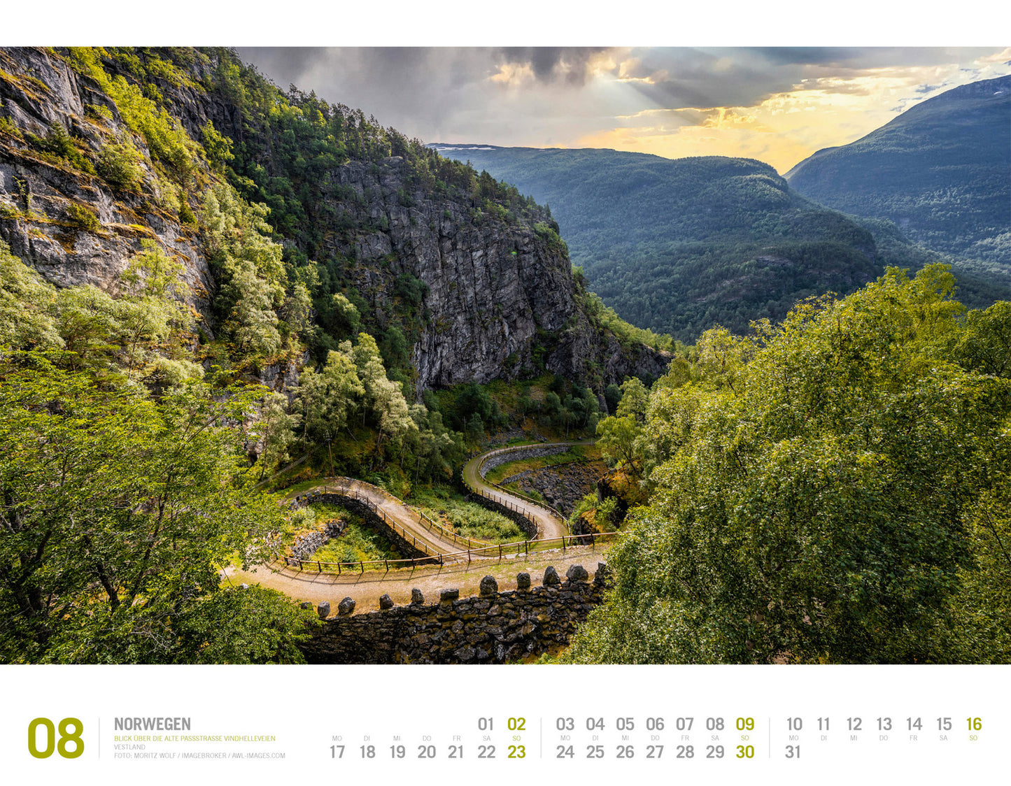 Norwegen - Wandkalender 2026 - 54 x 42 cm - Ackermann Kunstverlag