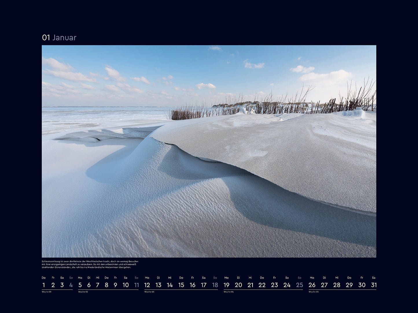 Wilde Nordsee - Wandkalender 2026 - 60 x 45 cm - Kunth Verlag