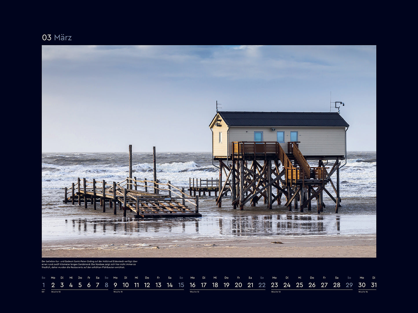 Wilde Nordsee - Wandkalender 2026 - 60 x 45 cm - Kunth Verlag