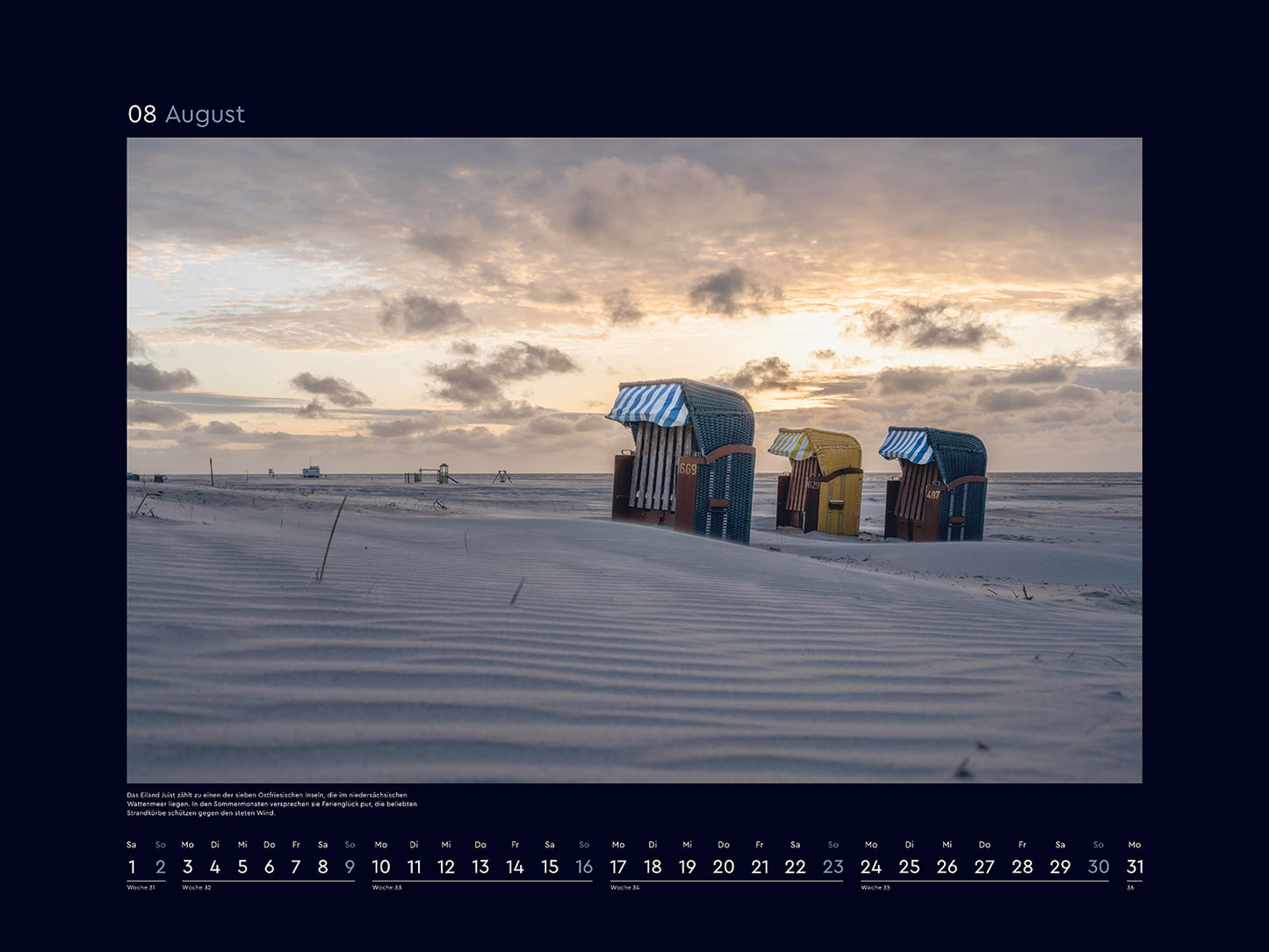 Wilde Nordsee - Wandkalender 2026 - 60 x 45 cm - Kunth Verlag
