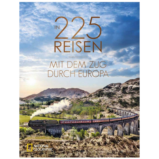 In 225 Reisen mit dem Zug durch Europa
