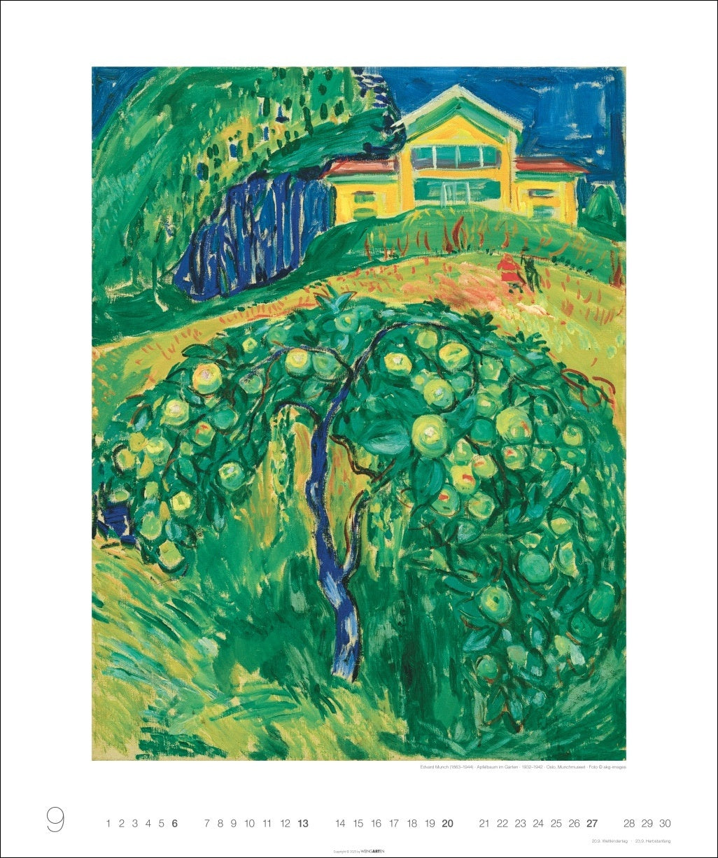 Edvard Munch - Wall Calendar 2026 - 55 x 46 cm - Weingarten Art Publishers