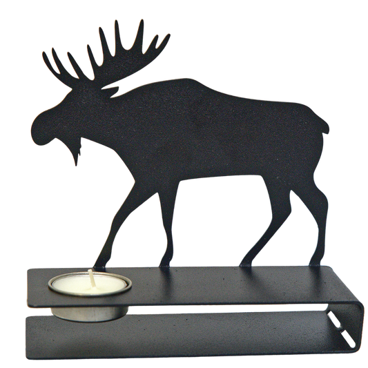 Elk candle holder - metal
