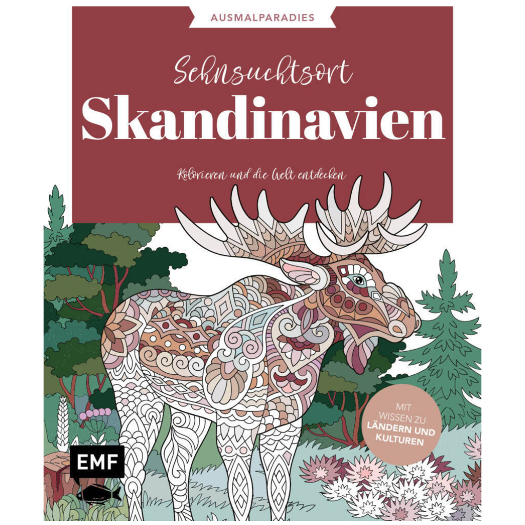 Ausmalparadies - Sehnsuchtsort Skandinavien