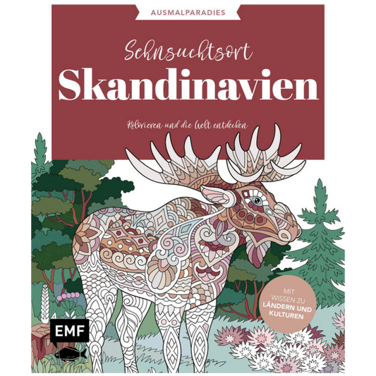 Ausmalparadies - Sehnsuchtsort Skandinavien