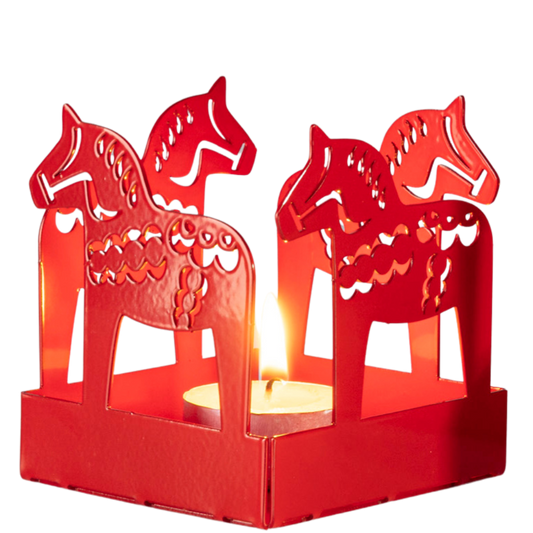 Dalapferd-Quadrat - Metall