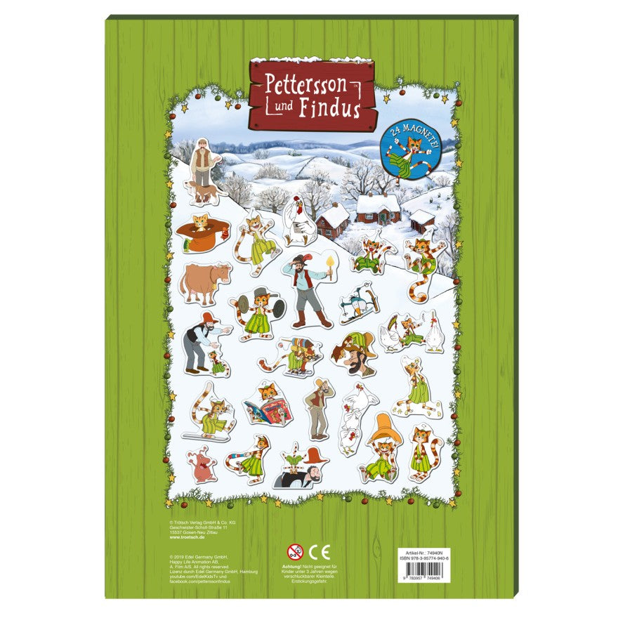 Pettersson & Findus - magnetic advent calendar