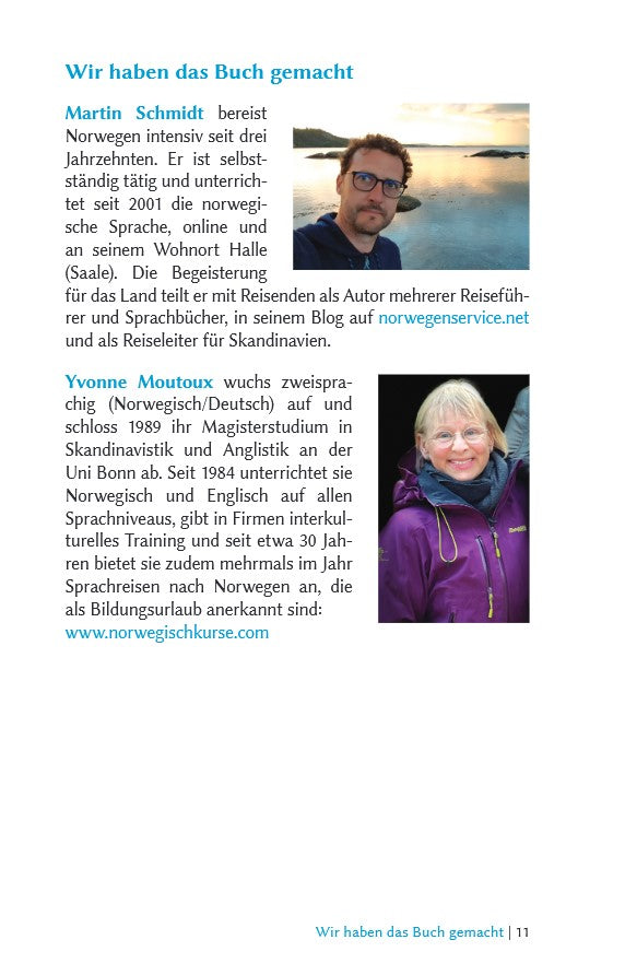 Norwegian language travel guide