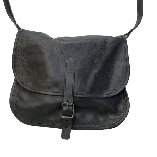 Laila - Reindeer leather handbag - Black - Kero