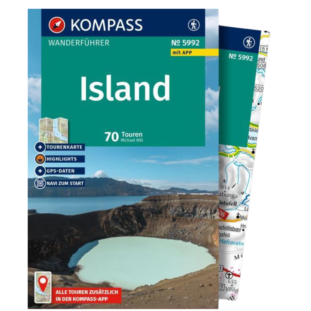 KOMPASS Hiking Guide Iceland