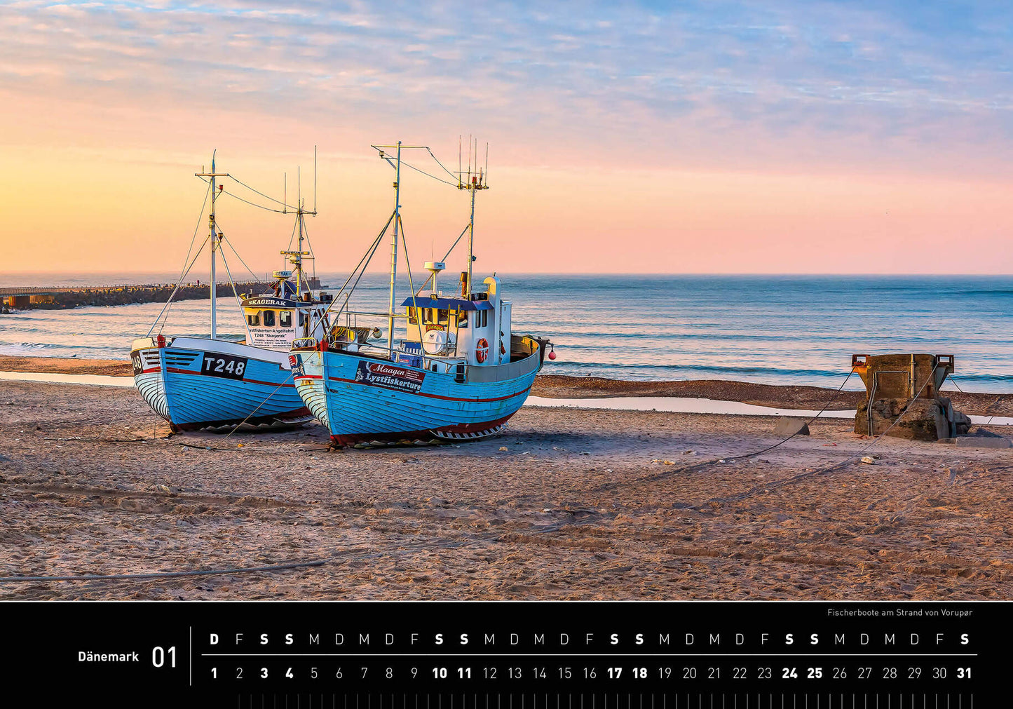 Denmark - 360° Premium Wall Calendar 2026 - 50 x 35 cm - 360Grad Medien