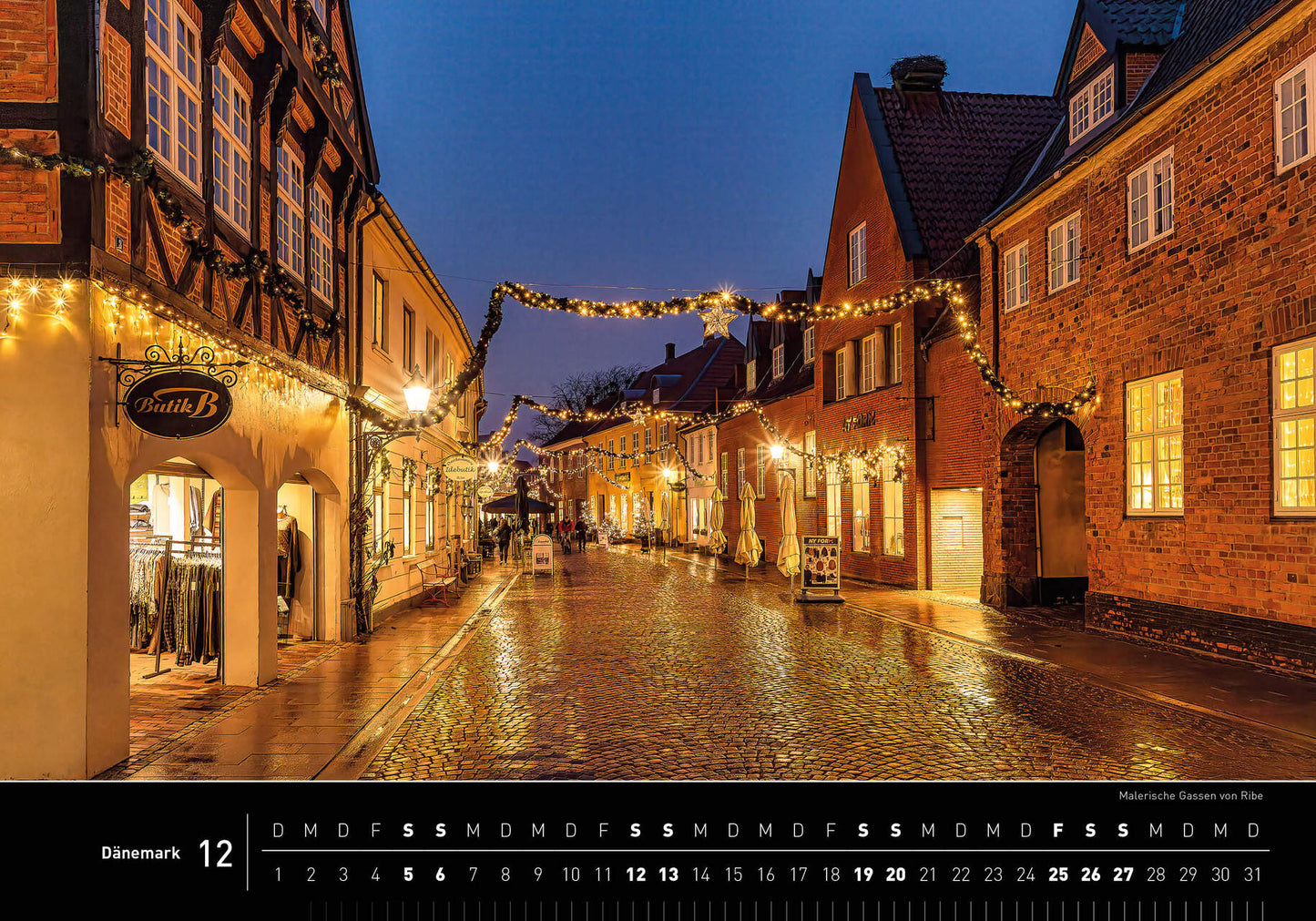 Denmark - 360° Premium Wall Calendar 2026 - 50 x 35 cm - 360Grad Medien