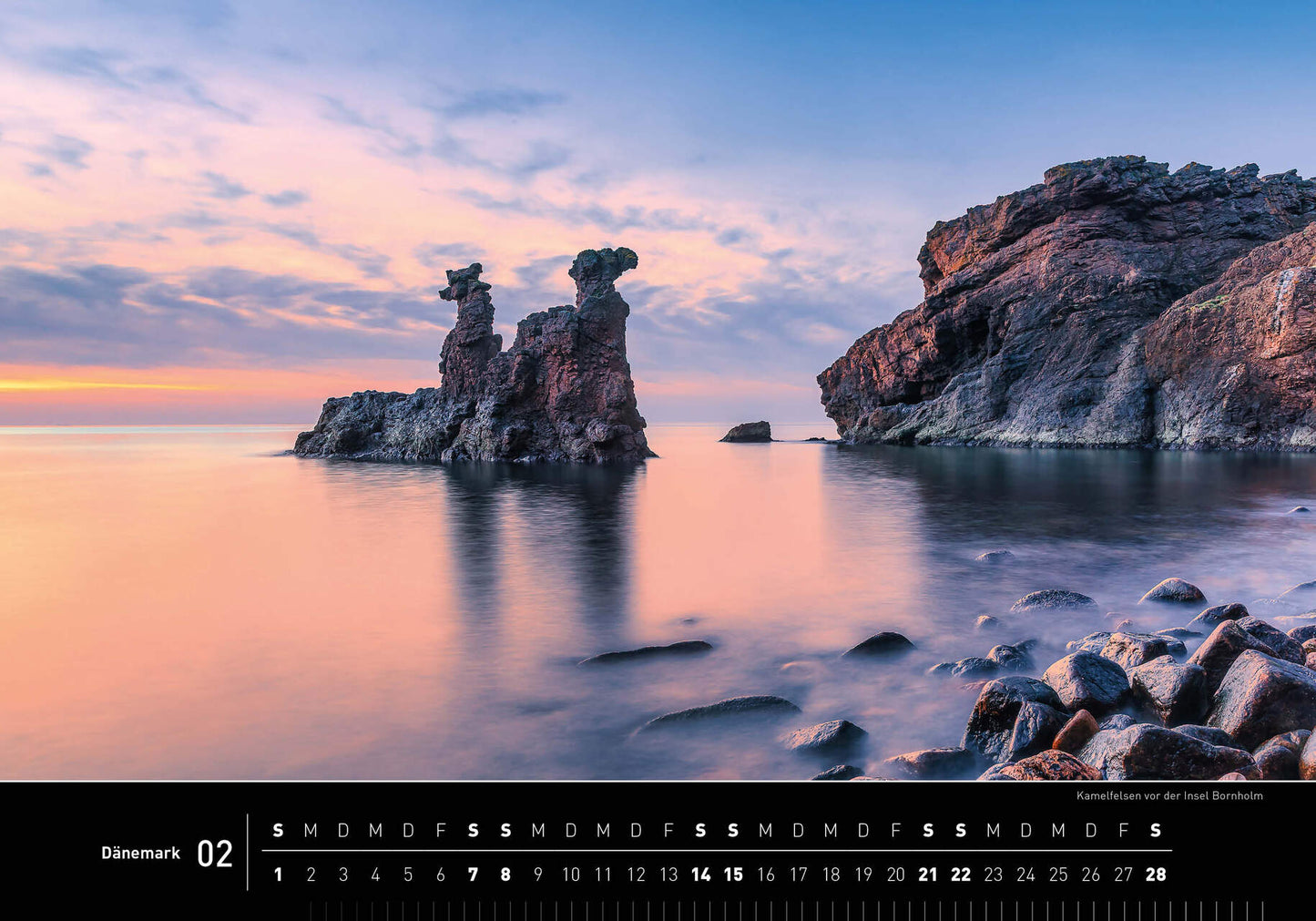 Denmark - 360° Premium Wall Calendar 2026 - 50 x 35 cm - 360Grad Medien
