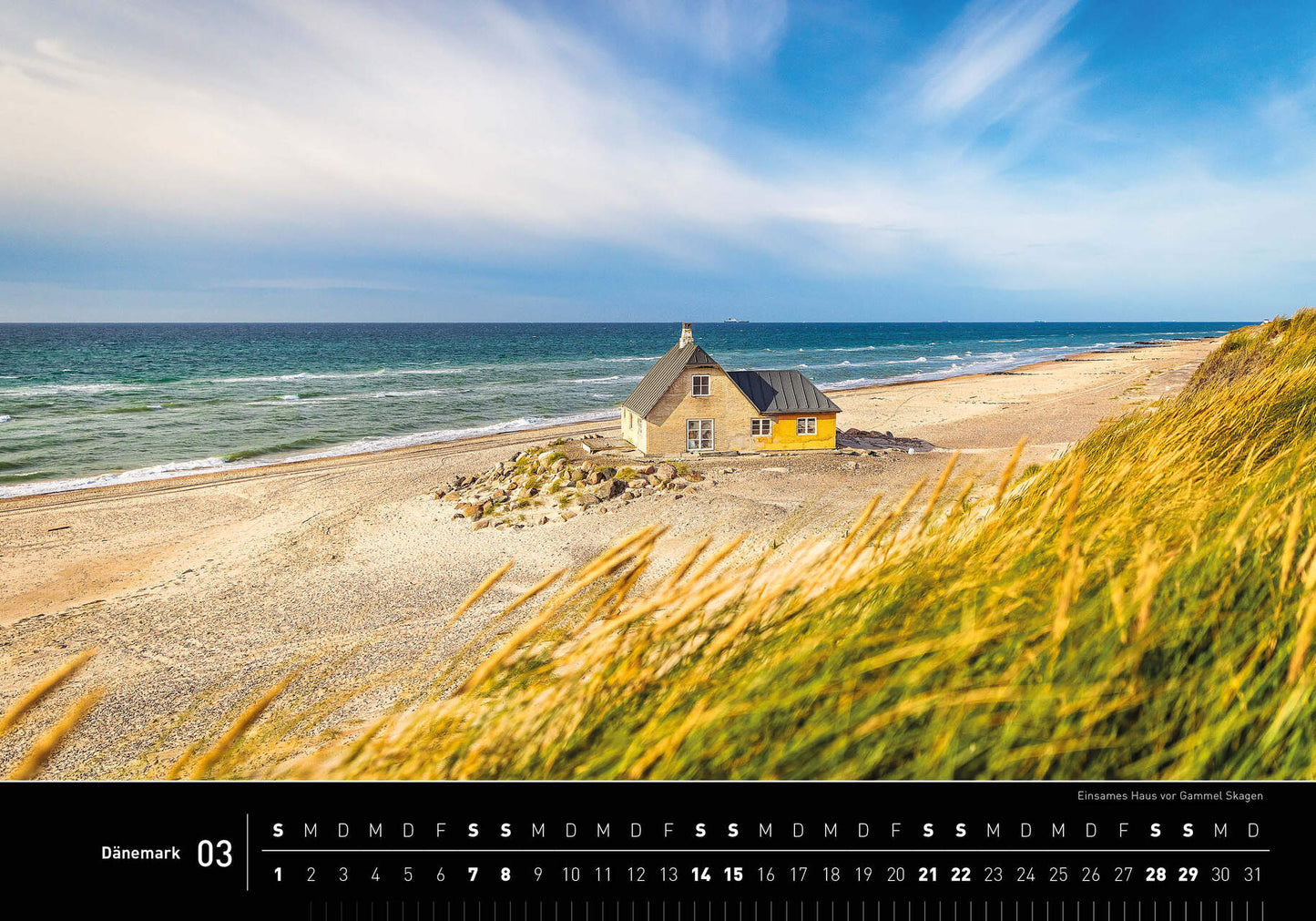 Denmark - 360° Premium Wall Calendar 2026 - 50 x 35 cm - 360Grad Medien