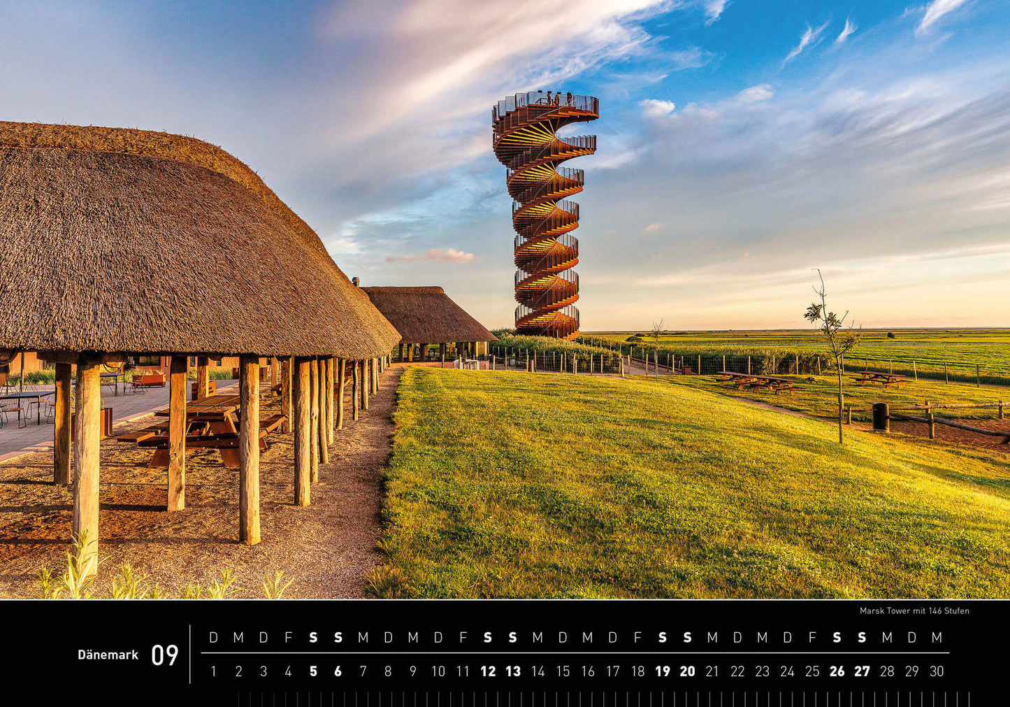 Denmark - 360° Premium Wall Calendar 2026 - 50 x 35 cm - 360Grad Medien