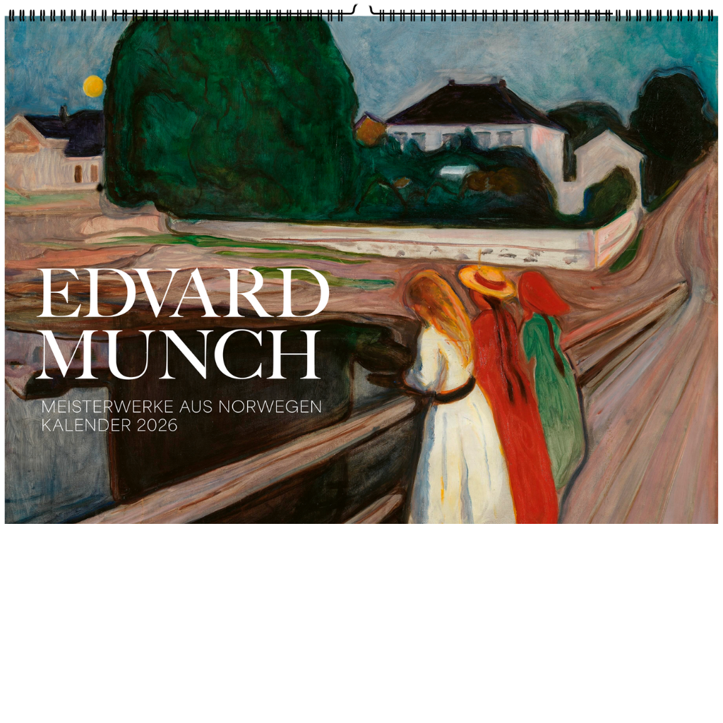 Edvard Munch - Wandkalender 2026 - 42 x 30 cm - Favoritenpresse