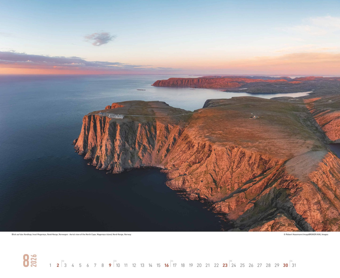 Hurtigruten - Wandkalender 2026 - 52 x 43 cm - Alpha Edition