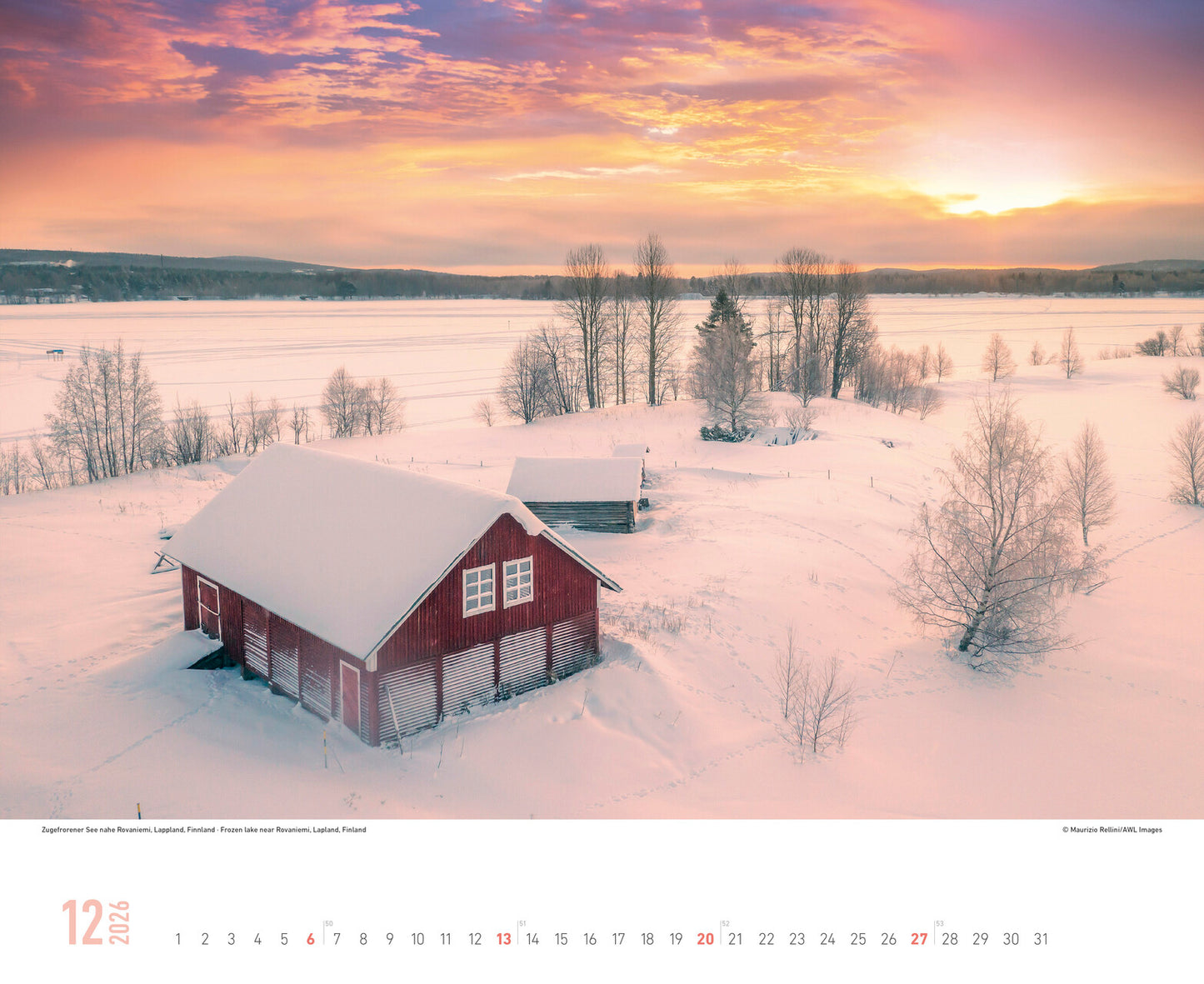 Nordische Impressionen - Wandkalender 2026 - 52 x 43 cm - Alpha Edition