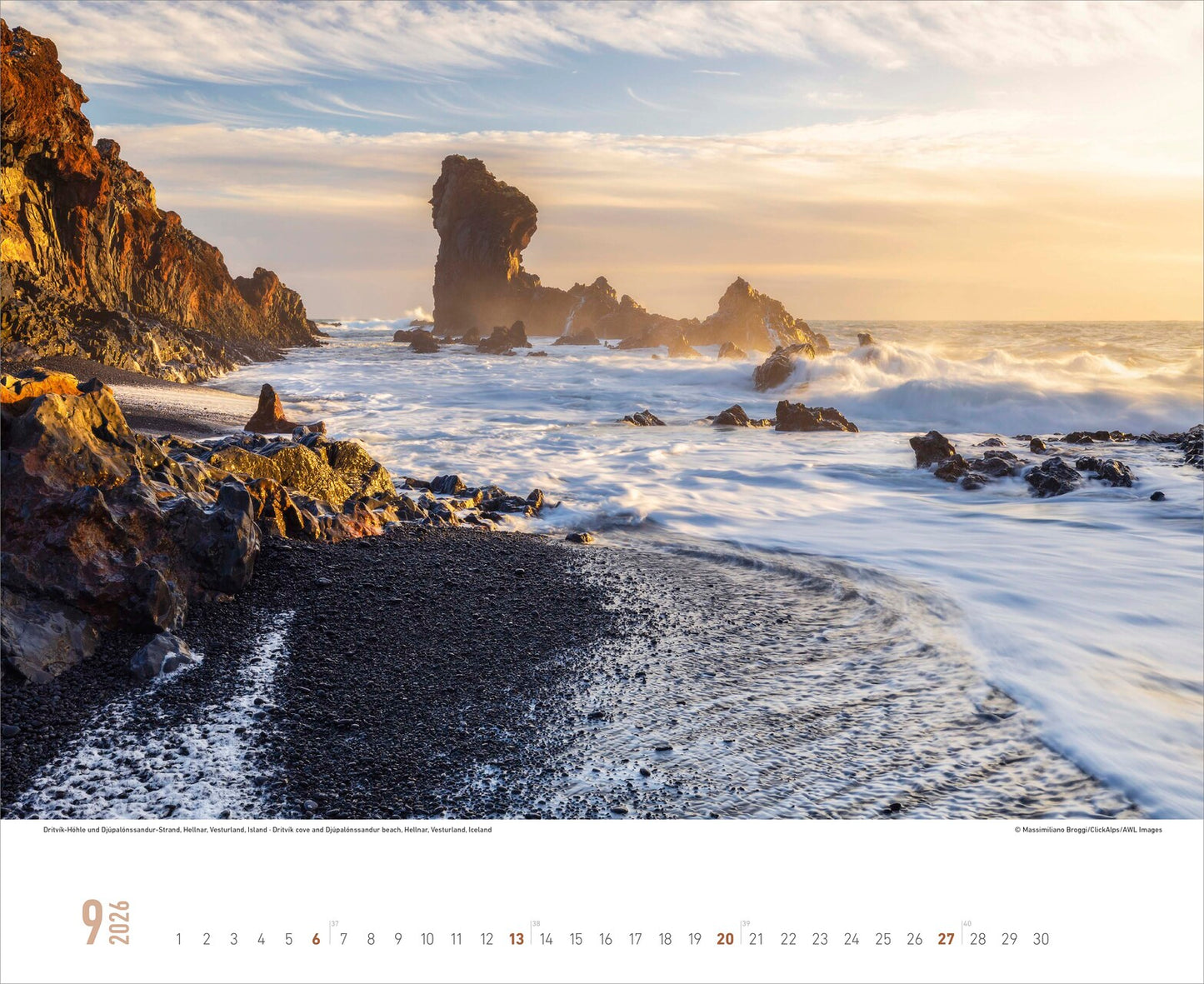 Nordische Impressionen - Wandkalender 2026 - 52 x 43 cm - Alpha Edition