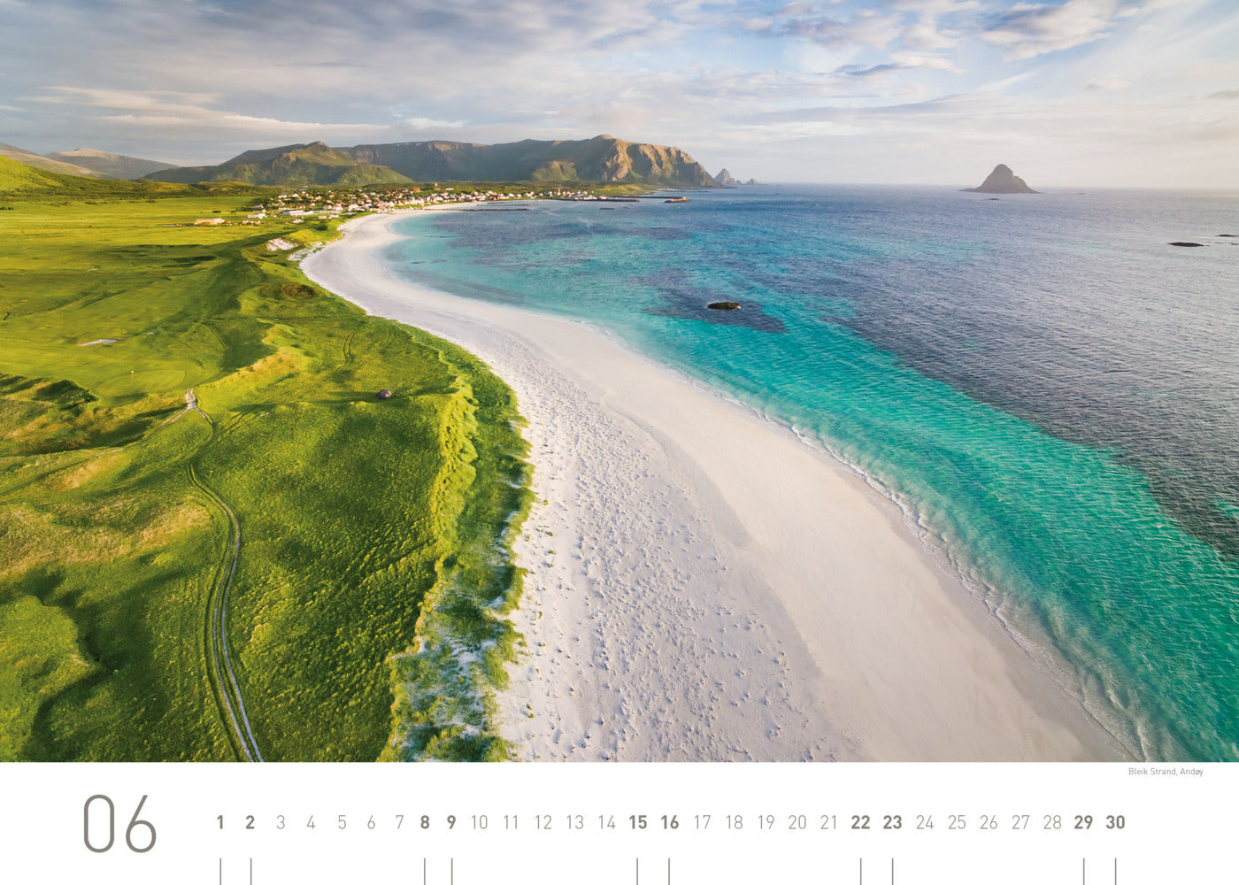 Norwegen Exklusivkalender 2024 - 70 x 50 cm - 360Grad Medien