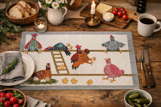Hühnerhaus - Tischset - 35 x 48 cm - Ekelund
