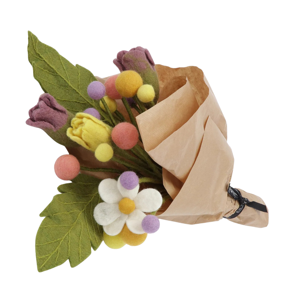 Blumenstrauß "Sumitra" - Wollfilz - handgearbeitet