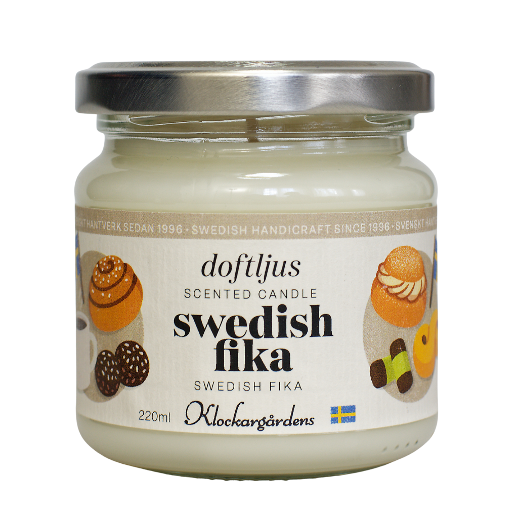 Schwedische Fika - Duftkerze im Glas