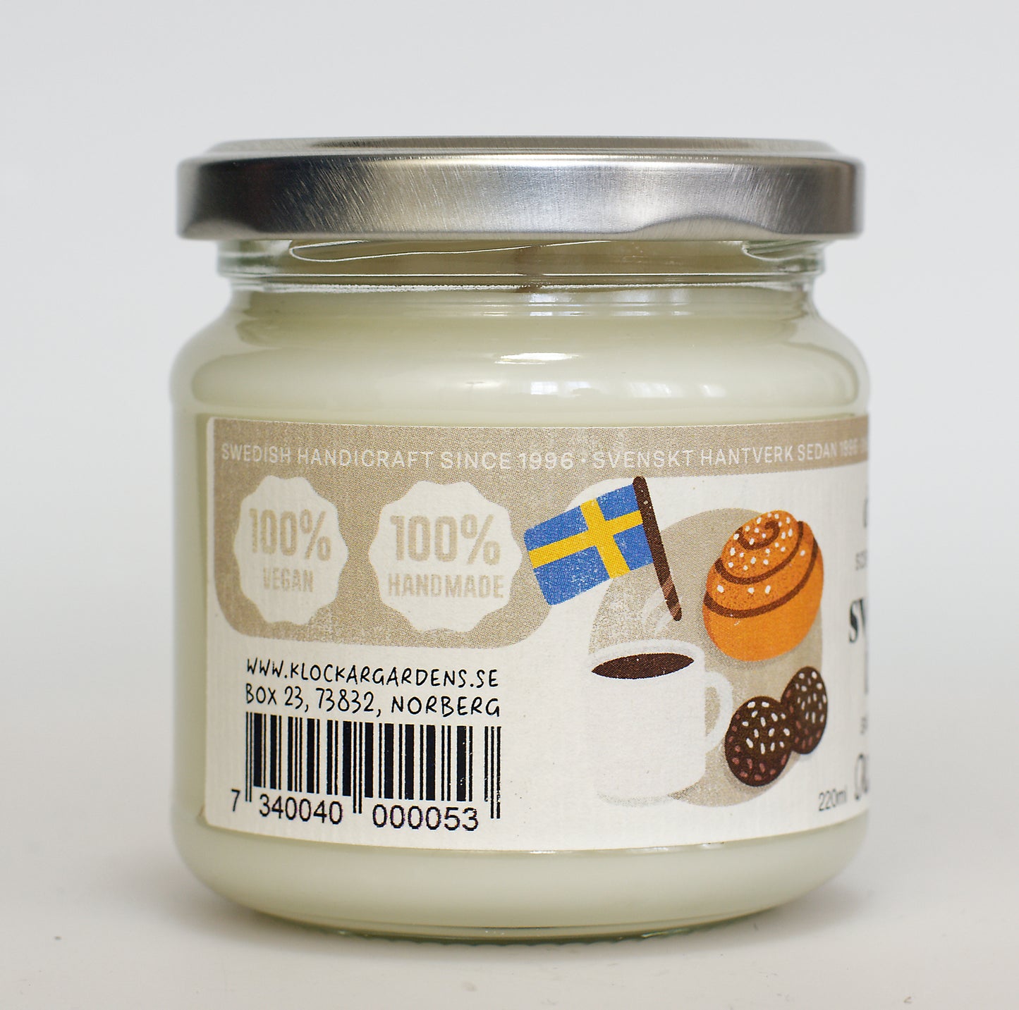 Schwedische Fika - Duftkerze im Glas