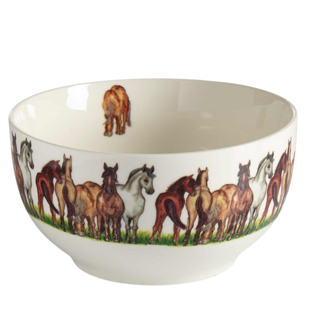 Schale mit Pferdemotiv - 7 cm, 40 cl