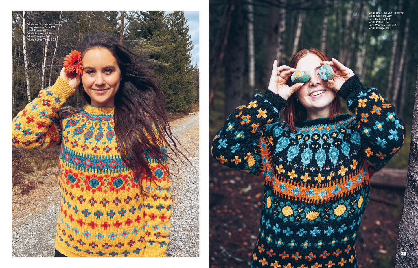Einfach nordisch stricken: Farbenfroh!