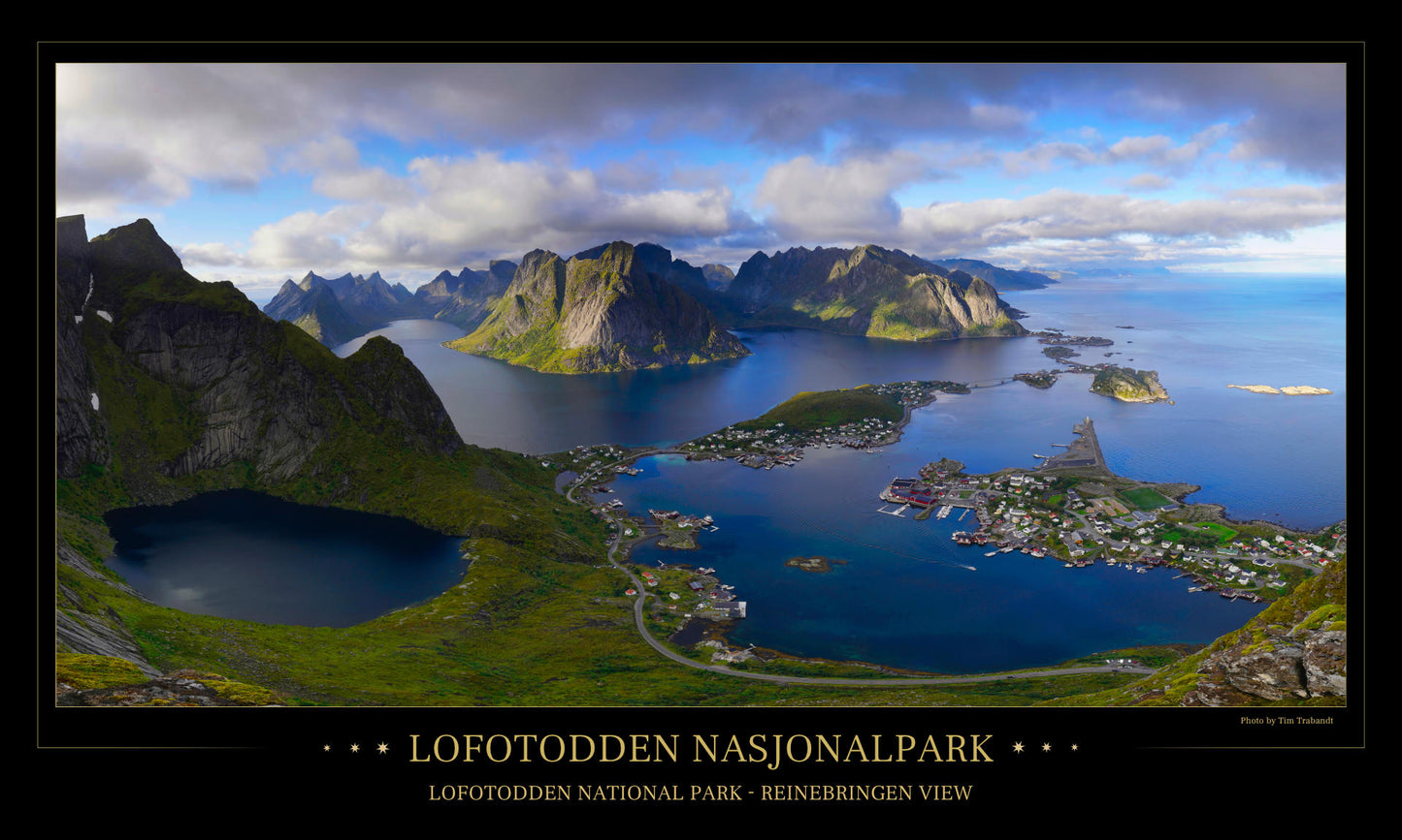 Lofoten Reinebring - Poster 97 x 57 cm