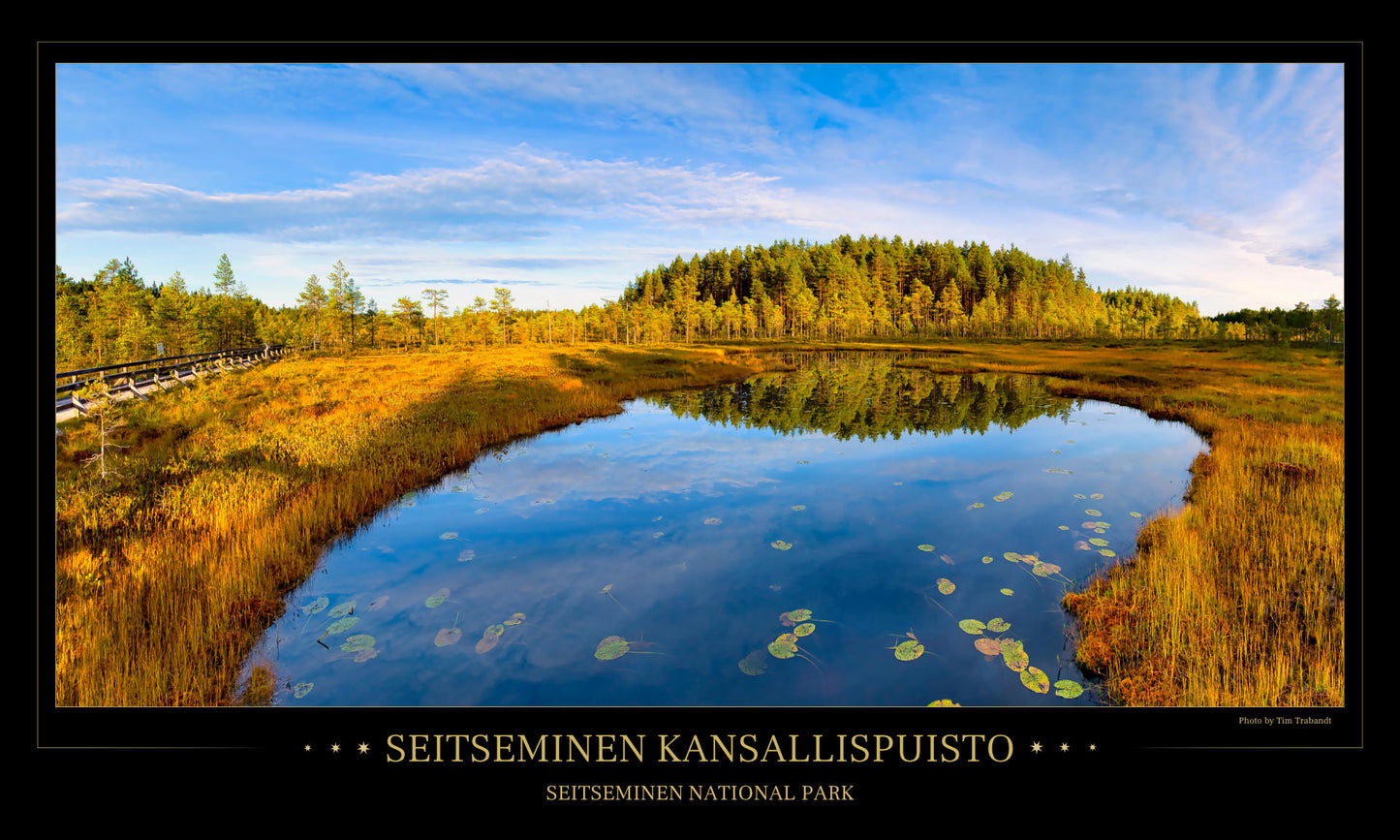 Seitseminen moorland lake - Poster 97 x 57 cm
