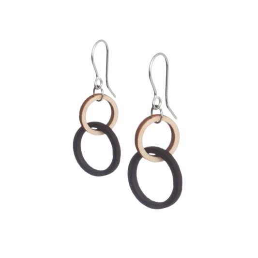 Halo mini - ear pendant - wood - Valona