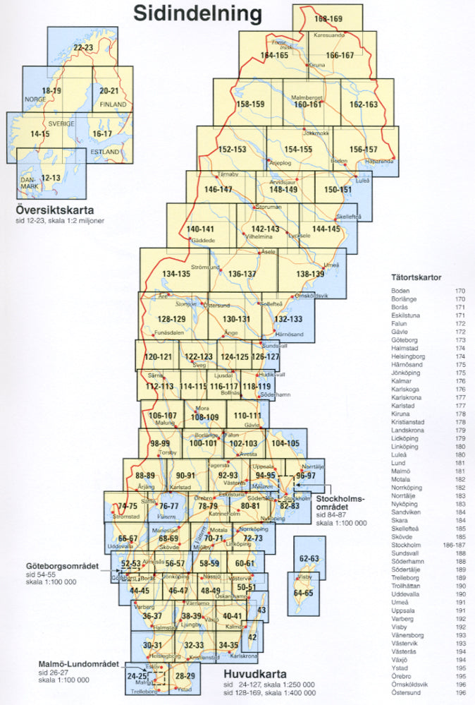 Motormännens Vägatlas Sverige 2025 - Sweden Road Atlas / Car Atlas