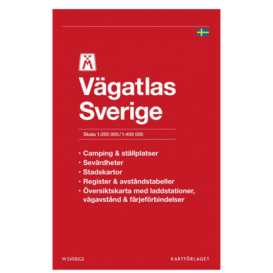 Motormännens Vägatlas Sverige 2025 - Schweden Straßenatlas / Autoatlas
