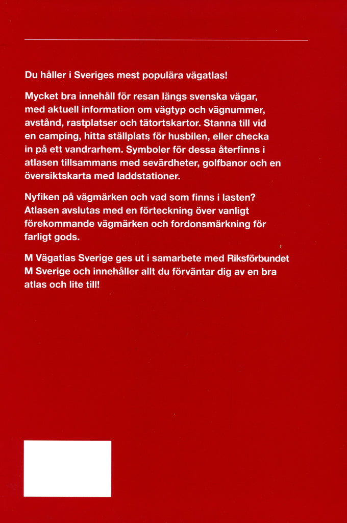 Motormännens Vägatlas Sverige 2025 - Sweden Road Atlas / Car Atlas