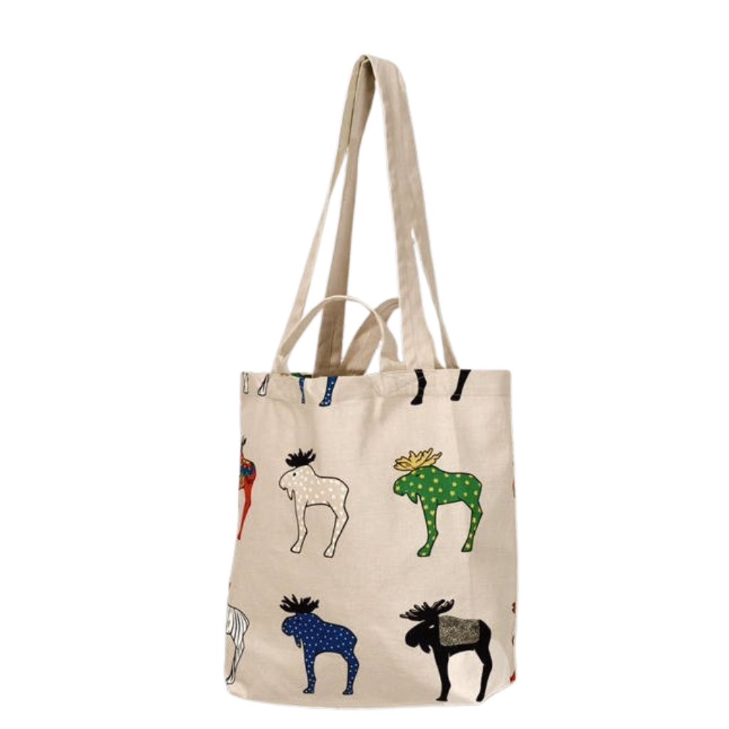 Älgar cotton bag