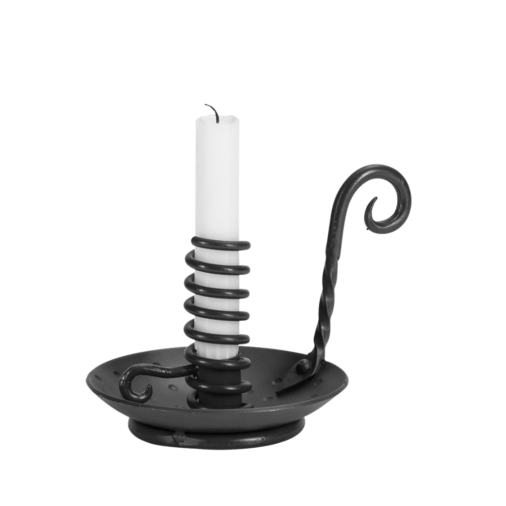 Hilda - Wrought iron candle holder